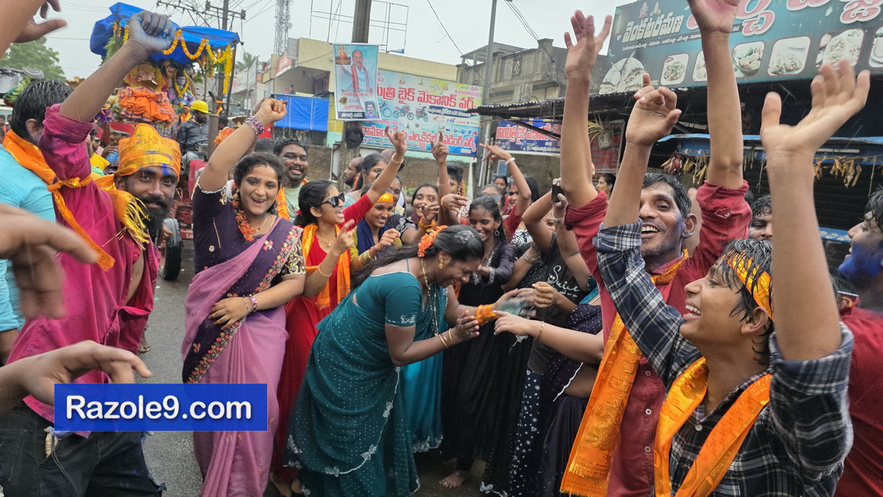 Razole Taluka Ganesh Nimajjanam